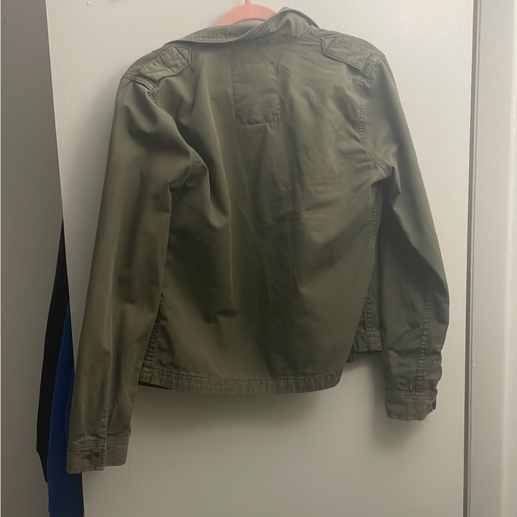 Lucky Brand Army Green Utility Jacket Lucky Brand Army Green Utility Jacket